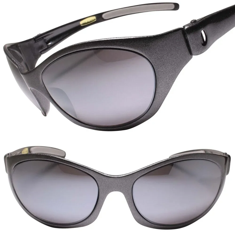 Gray Wrap Around Lightweight Sunglasses for Outdoor Sports All-Day Wear